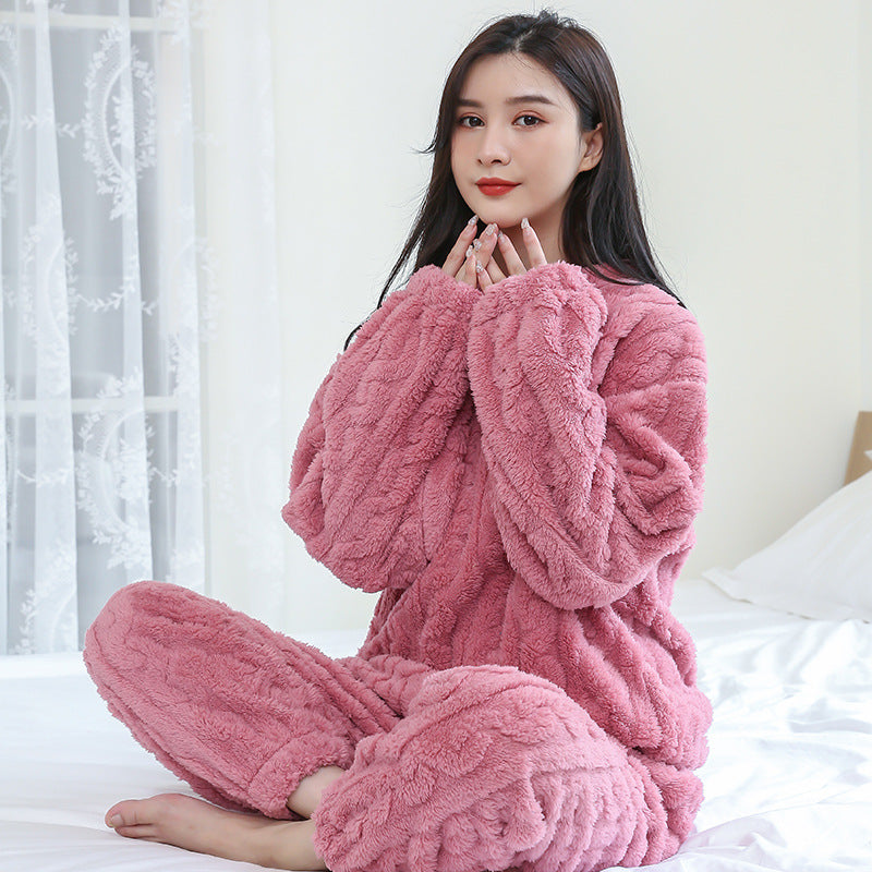 Women's Flannel Loungewear Set – Thick, Soft, Relaxed Fit
