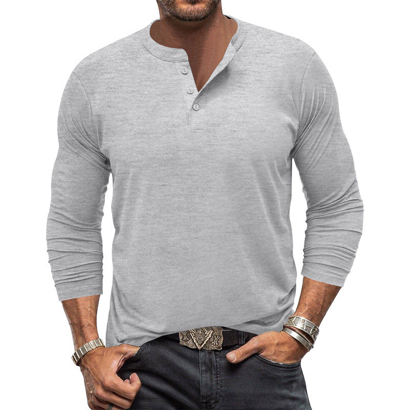 Men's Long-Sleeved T-Shirt – Classic Slim Fit