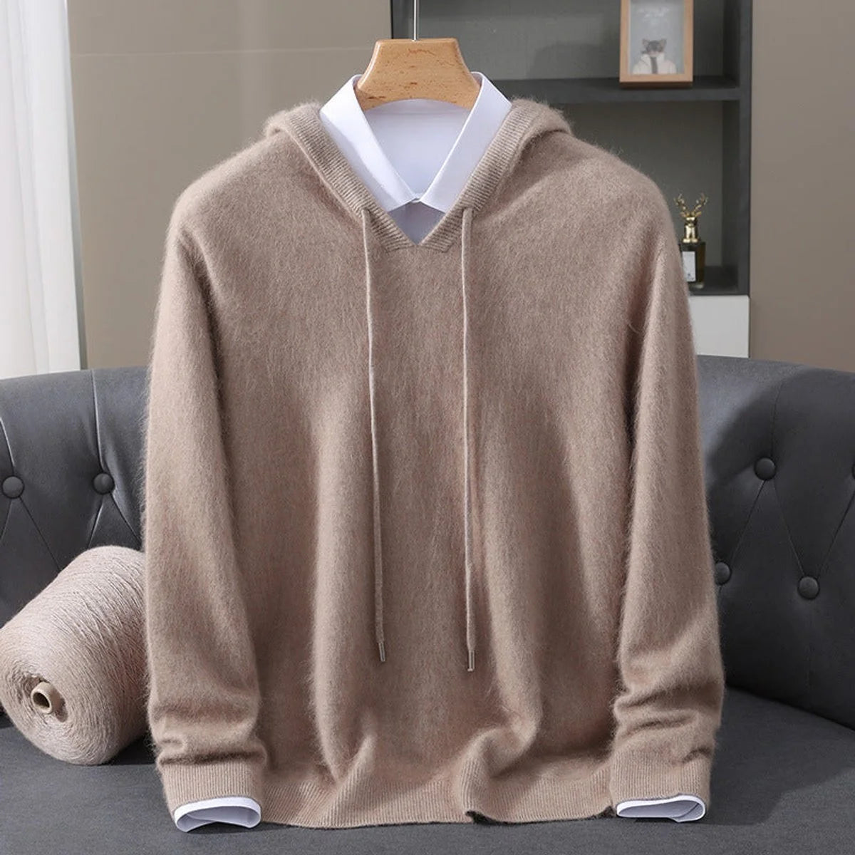 Men's Hooded Sweatshirt – Relaxed Minimalist Fit