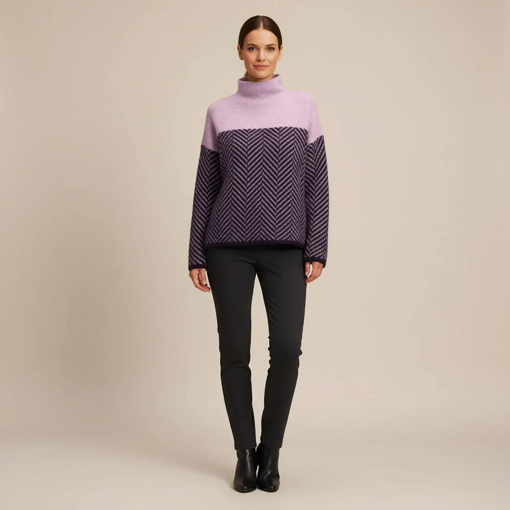 Turtleneck Sweater for Women – Casual Straight Fit