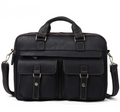 Men's Genuine Leather Handbag – Classic Business Document Holder