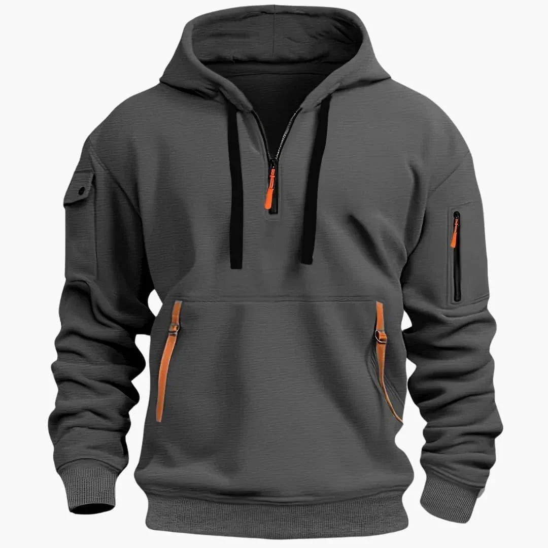 Men's Oversized Hoodie – Multiple Practical Pockets