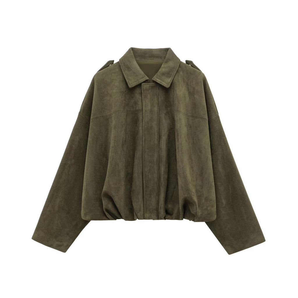Men's Suede-Look Pilot Jacket – Soft Finish, Comfortable Feel