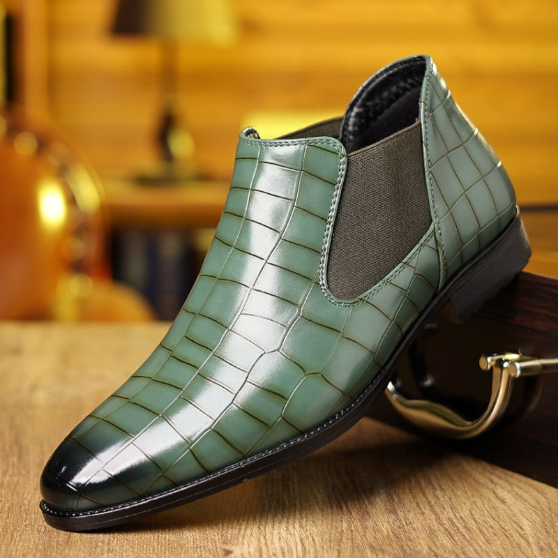 Men's Pointed-Toe Boots – Low British Style