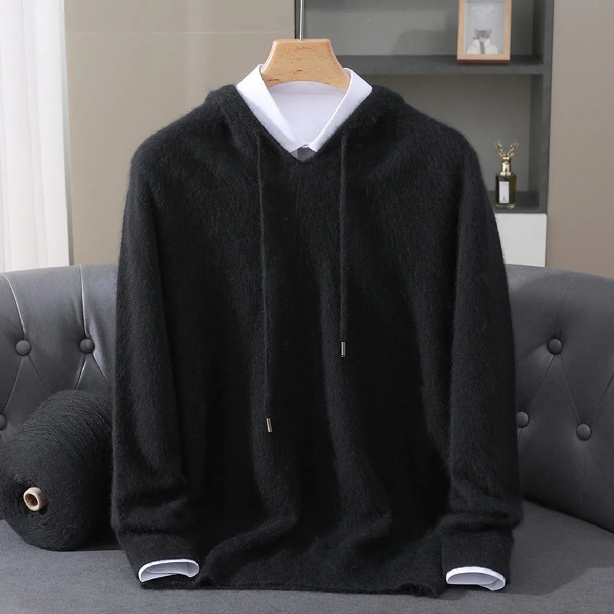 Men's Hooded Sweatshirt – Relaxed Minimalist Fit