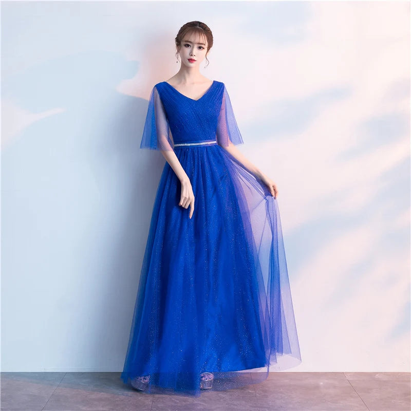 Women's Evening Maxi Dress – Flowing Princess Fit