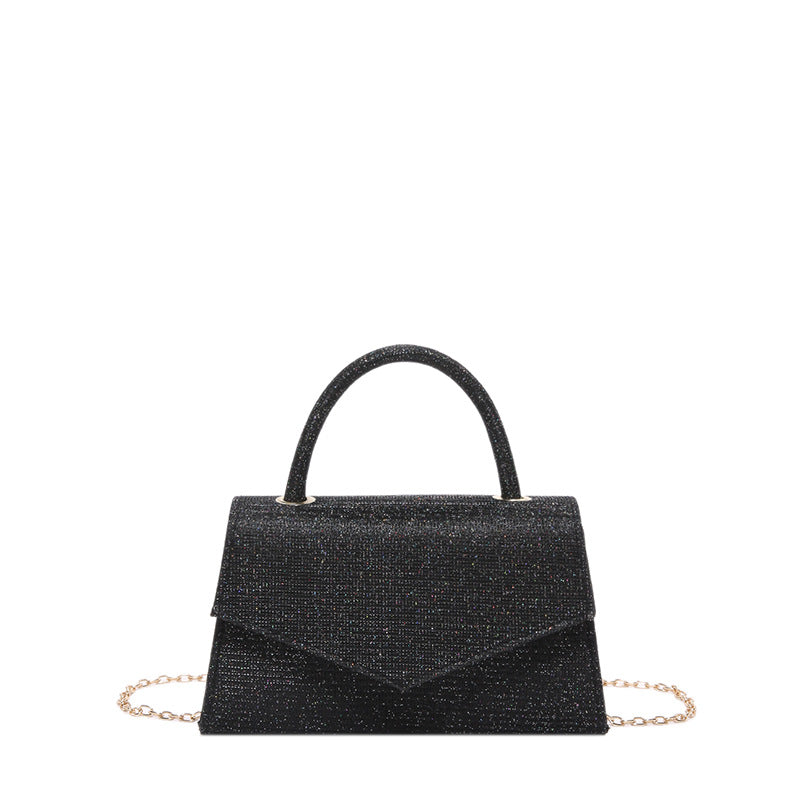 Women's Small Diamond Effect Square Handbag – Elegant Clutch