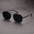 Unisex Double Bridge Sunglasses – European Futuristic Punk Style