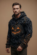 Men's 3D Halloween Sweater – Loose Fit Printed Effect