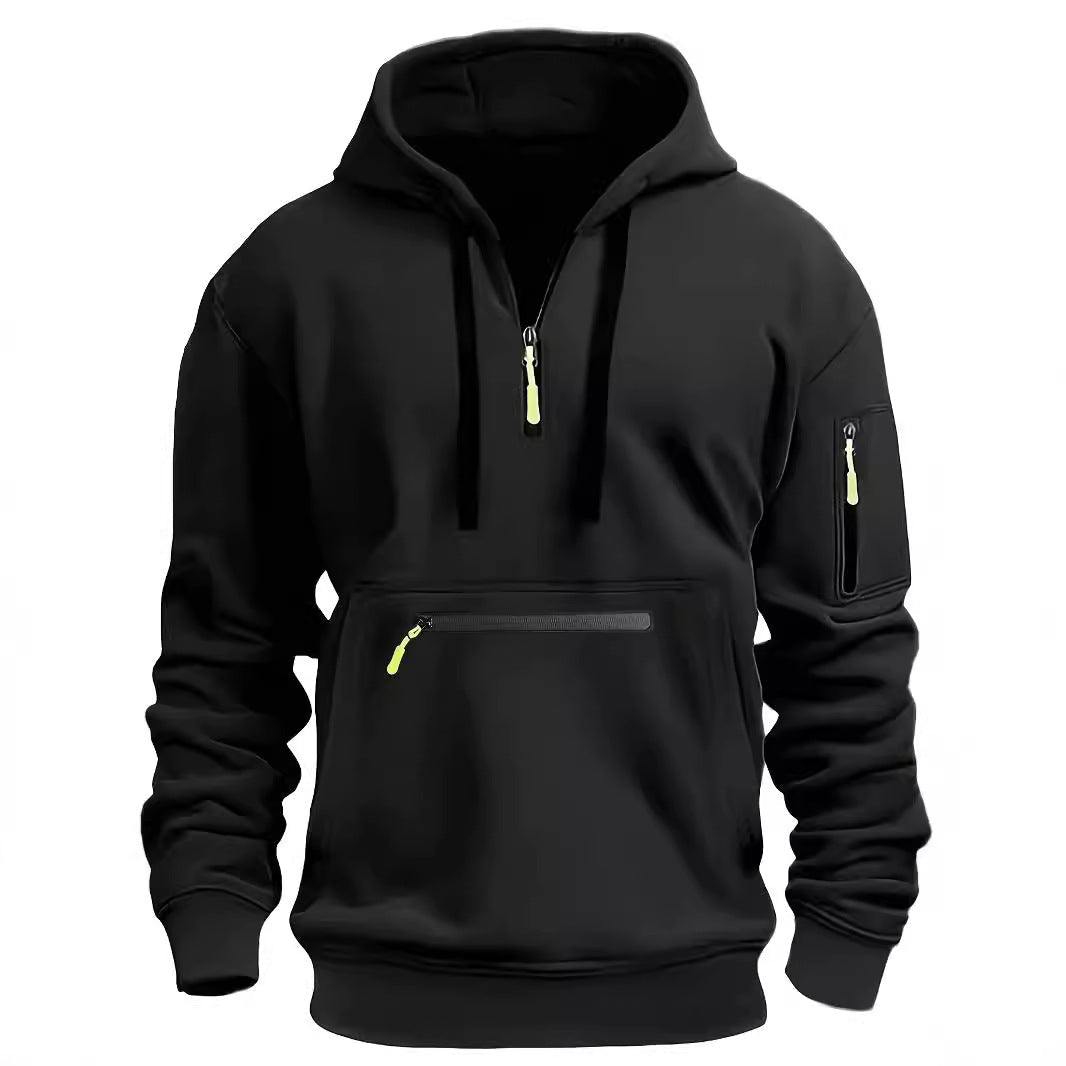 Men’s Casual Cardigan Jacket – Loose Fit with Long Sleeves