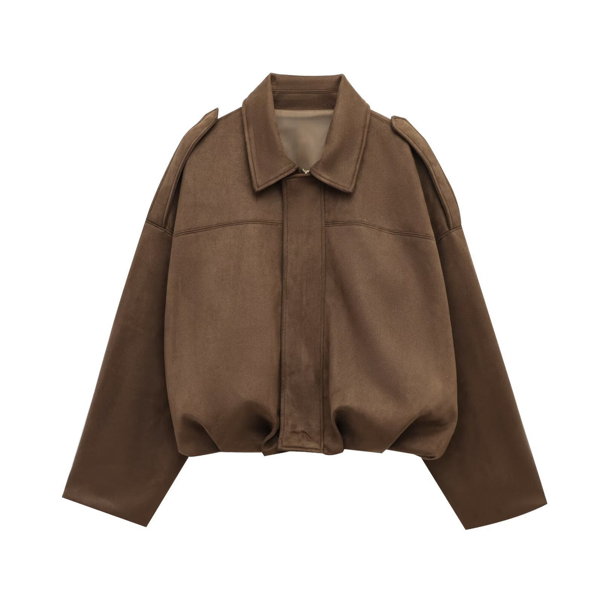 Men's Suede-Look Pilot Jacket – Soft Finish, Comfortable Feel