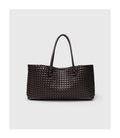 Women's Braided Tote Bag – Structured Rectangular Shape