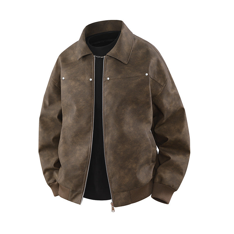Men’s Retro Coat with Notched Lapel – Iconic American Style