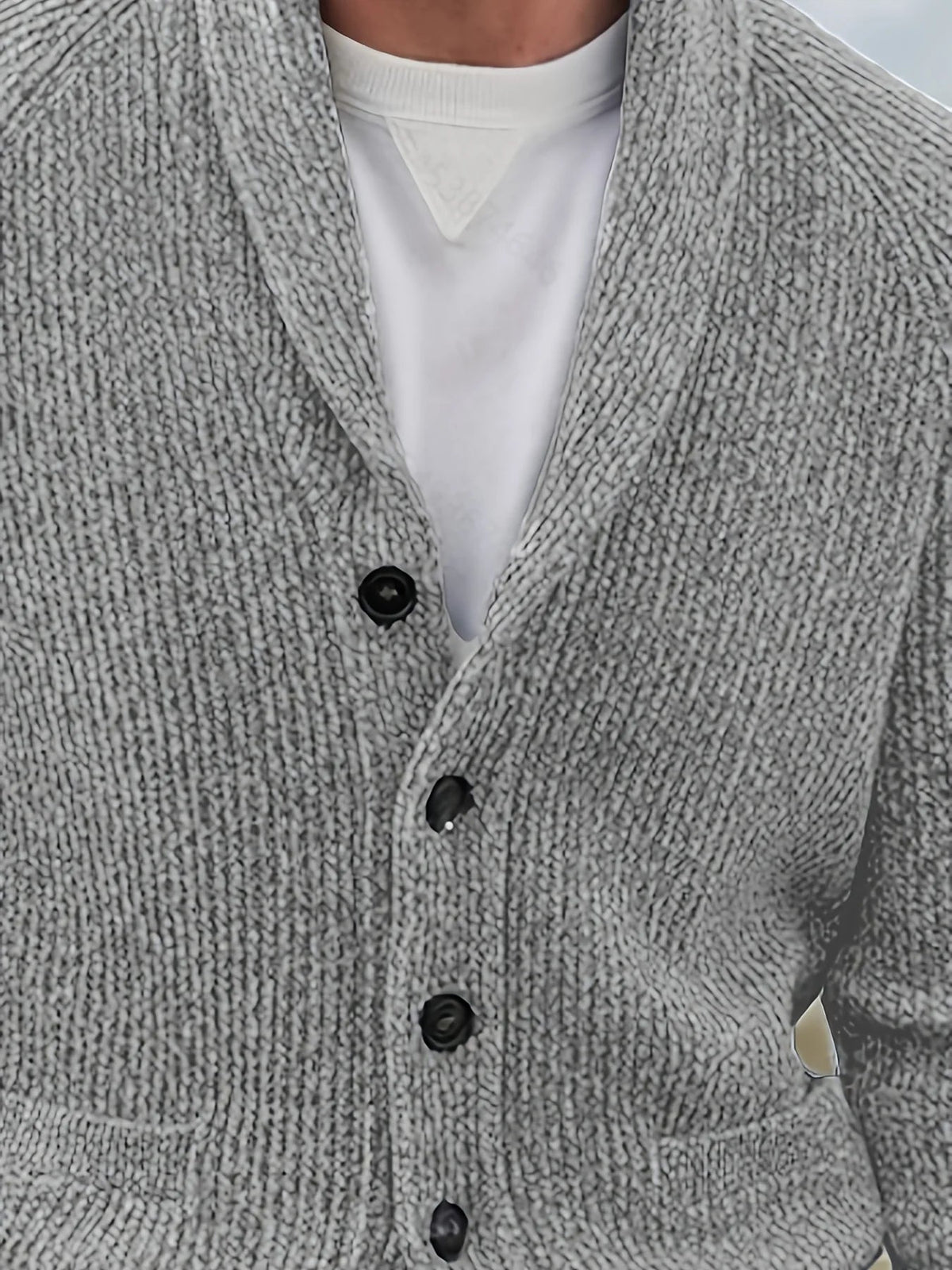 Men's Knitted Vest – Thickened Casual Fit