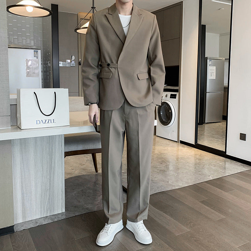 Slim-Fit Men's Suit – Modern Two-Piece Jacket and Trousers