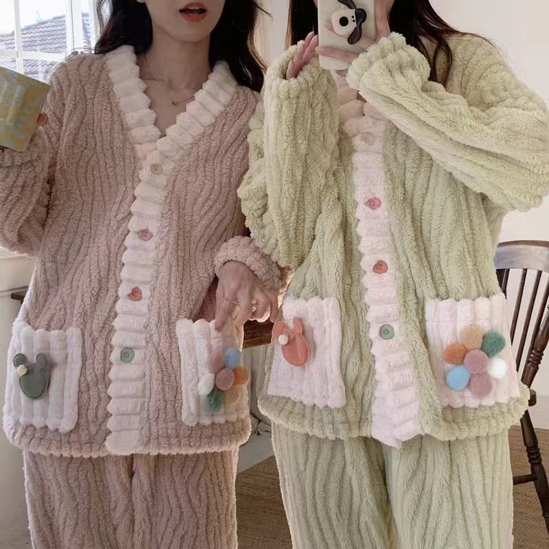 Women’s Cozy Pajama Set – Soft Two-Piece Set for Home