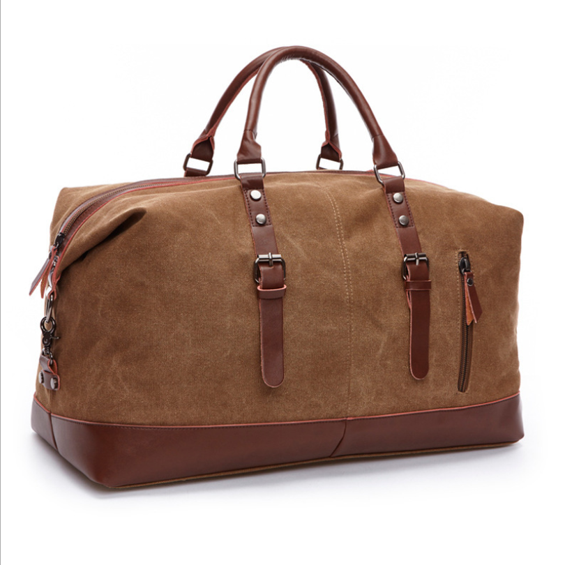 Men's Canvas Tote Bag – Large Shoulder Travel Bag