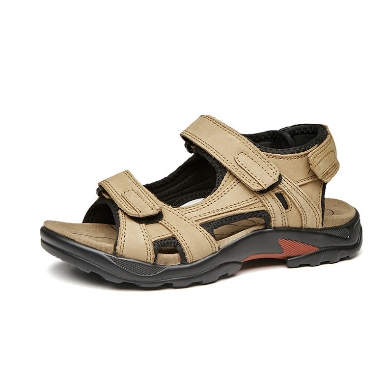 Men's Roman Sandals – Leather-Look Upper, Outdoor Style