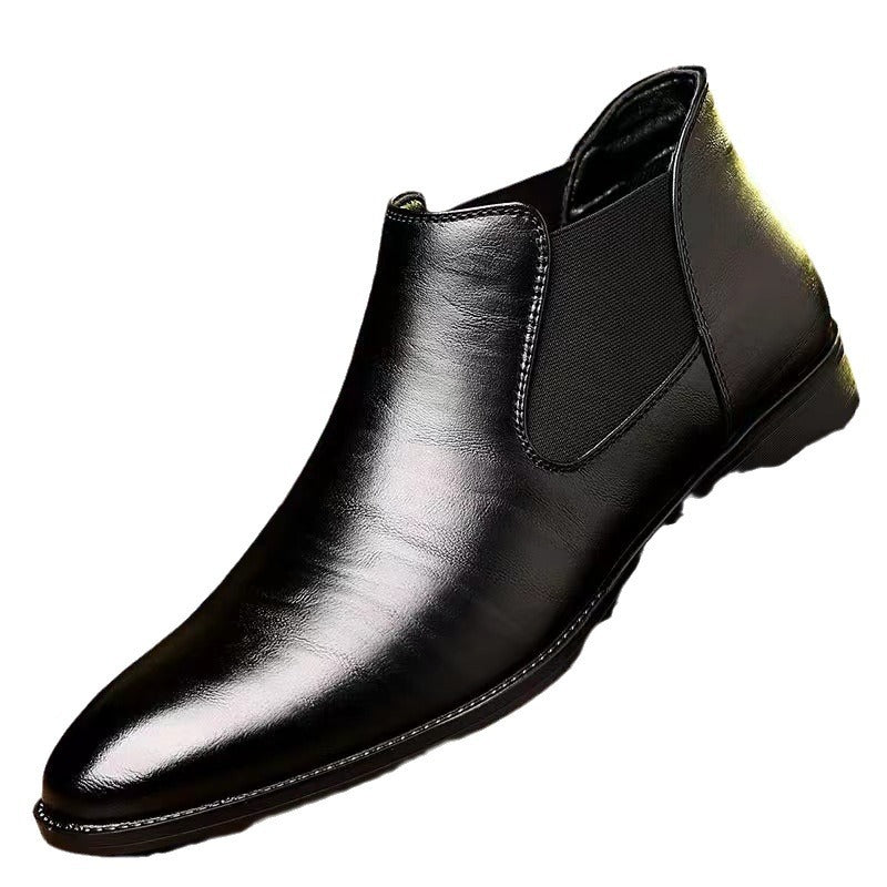 Men's Vegan Shoes – Sleek Pointed-Toe Business Shoes