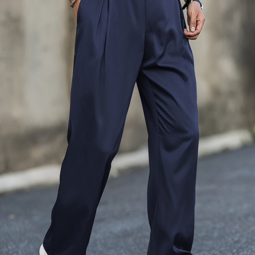 Men's Shorts - High Waist, Stretch Straight Fit