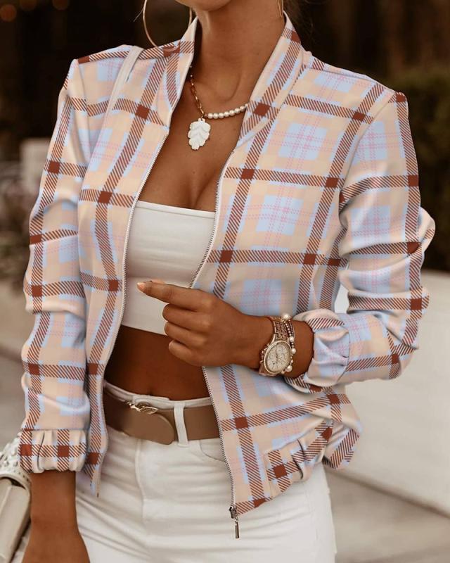Women's Zipped Jacket – Lightweight Long Sleeve