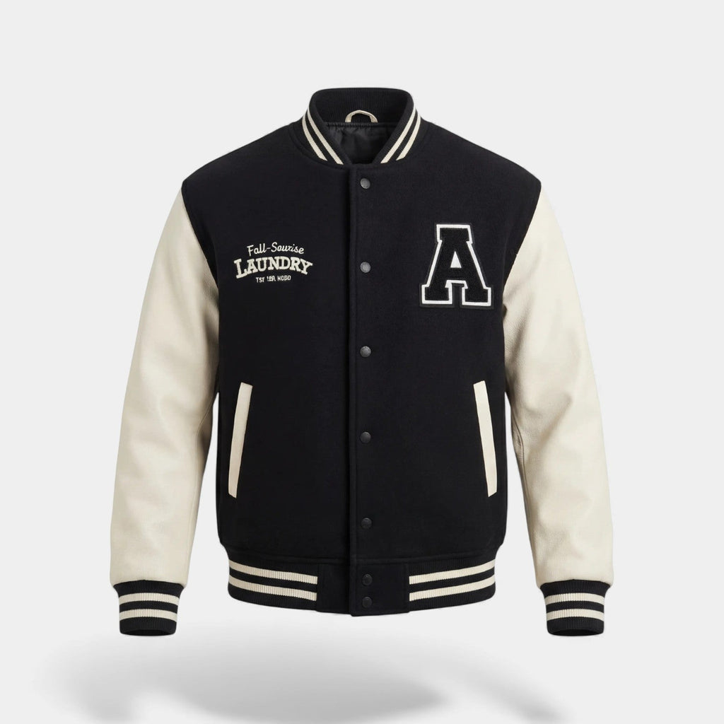 Men's Cashmere Varsity Jacket