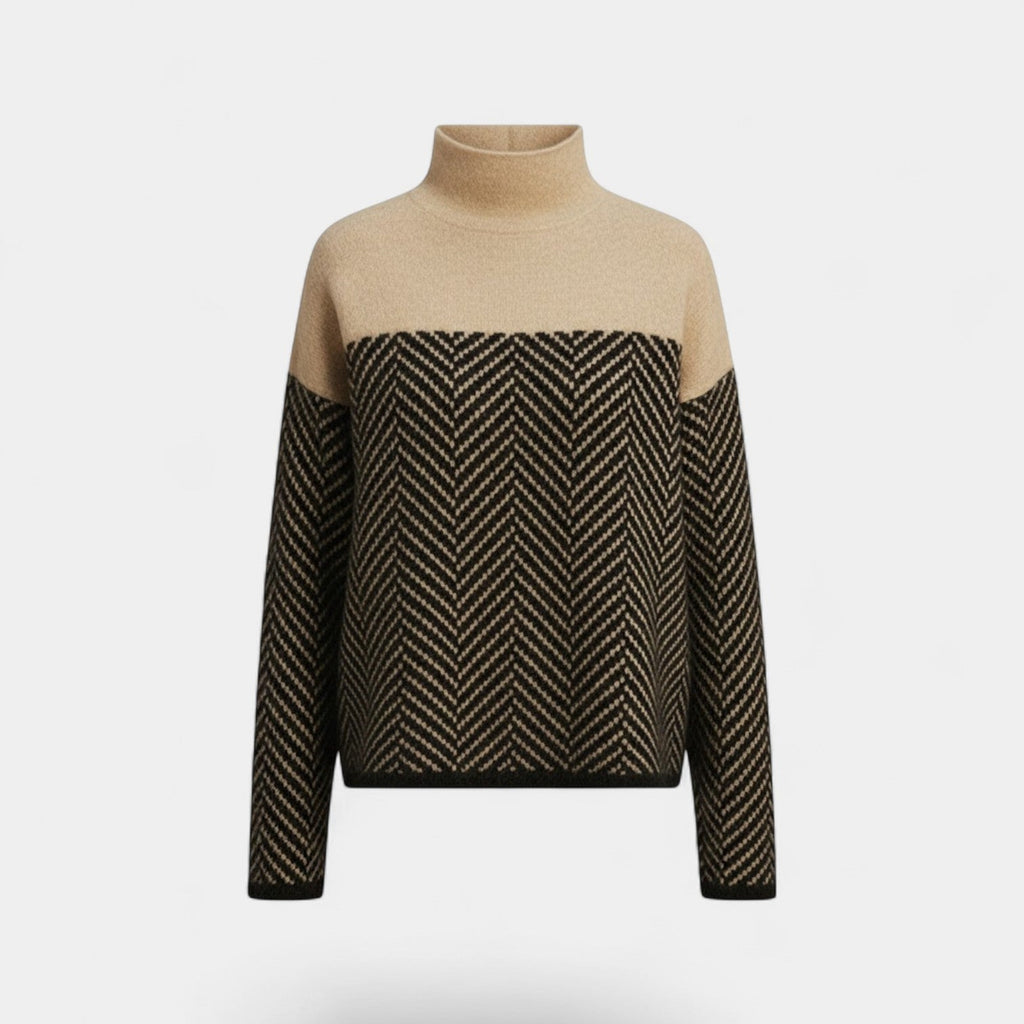 Riche | Women's 100% Wool Turtleneck Sweater