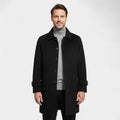 Calder Mayne | Men's 100% Cashmere Coat – Reversible Mid-Length with Single Button Closure