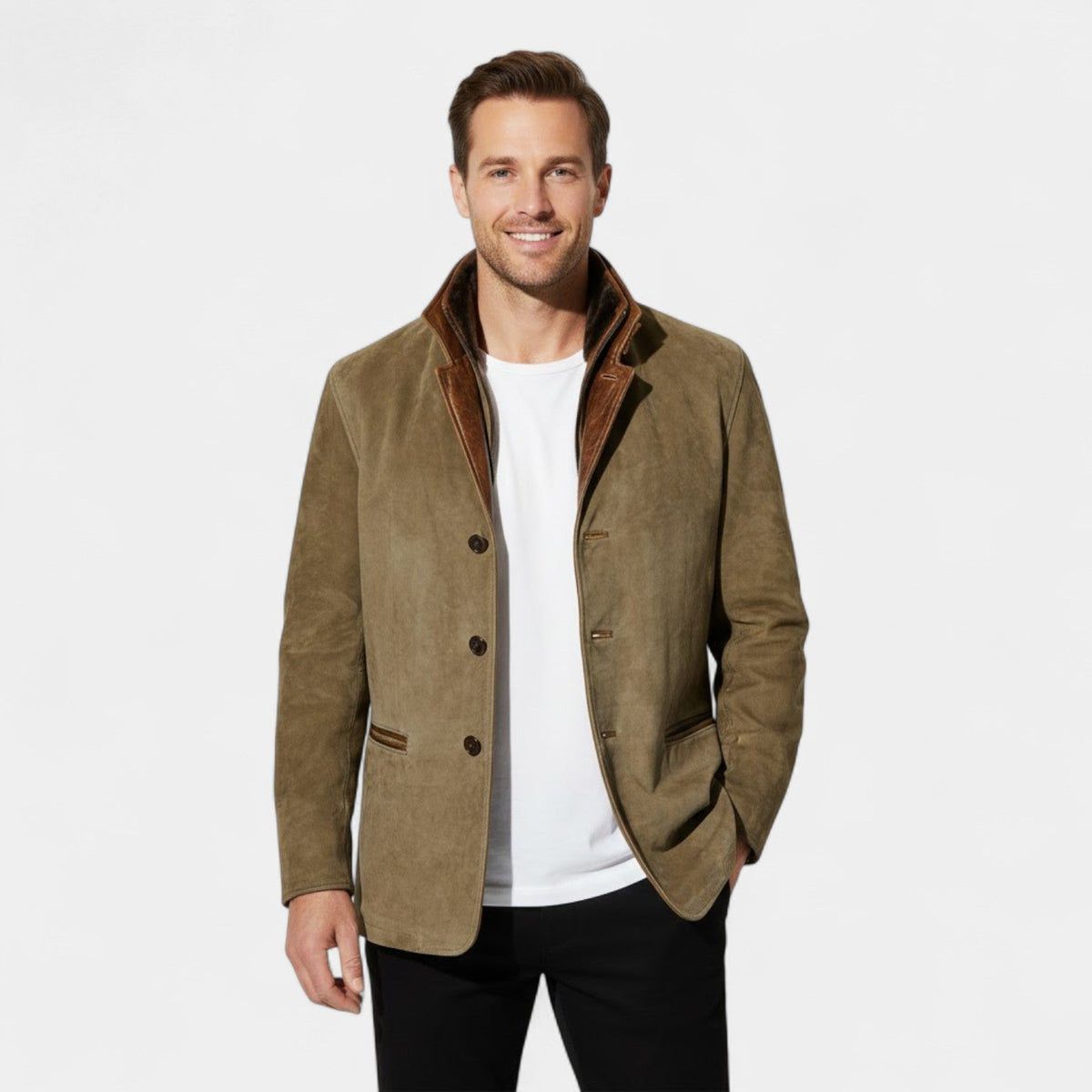 Calder Mayne | Men's Vintage Suede Jacket