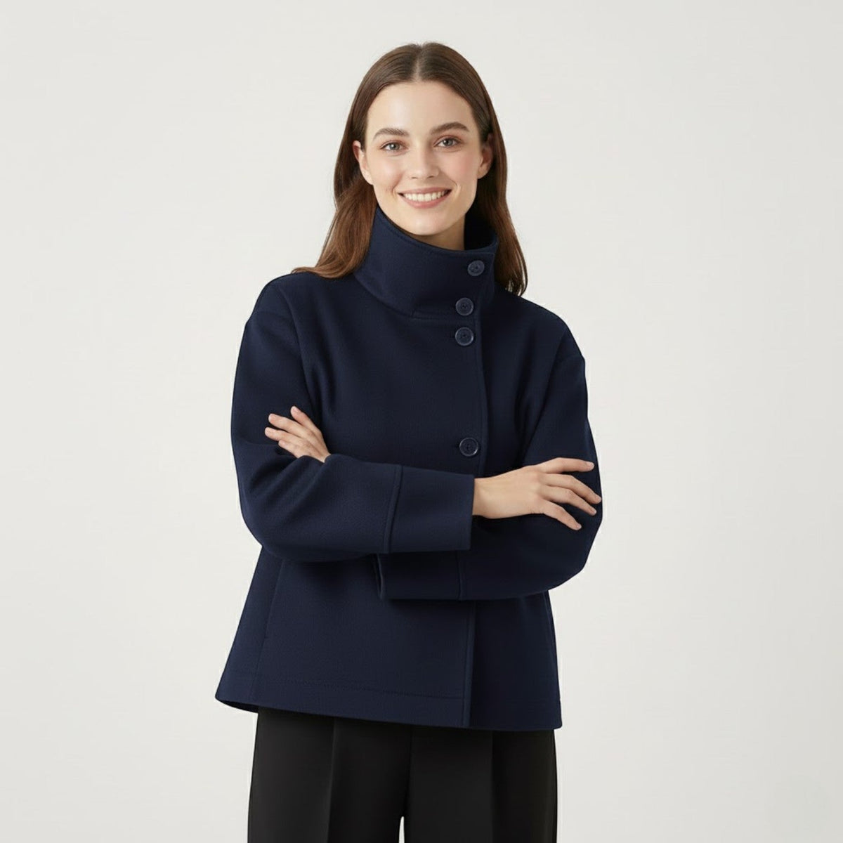 Rich | Women's high-neck wool coat