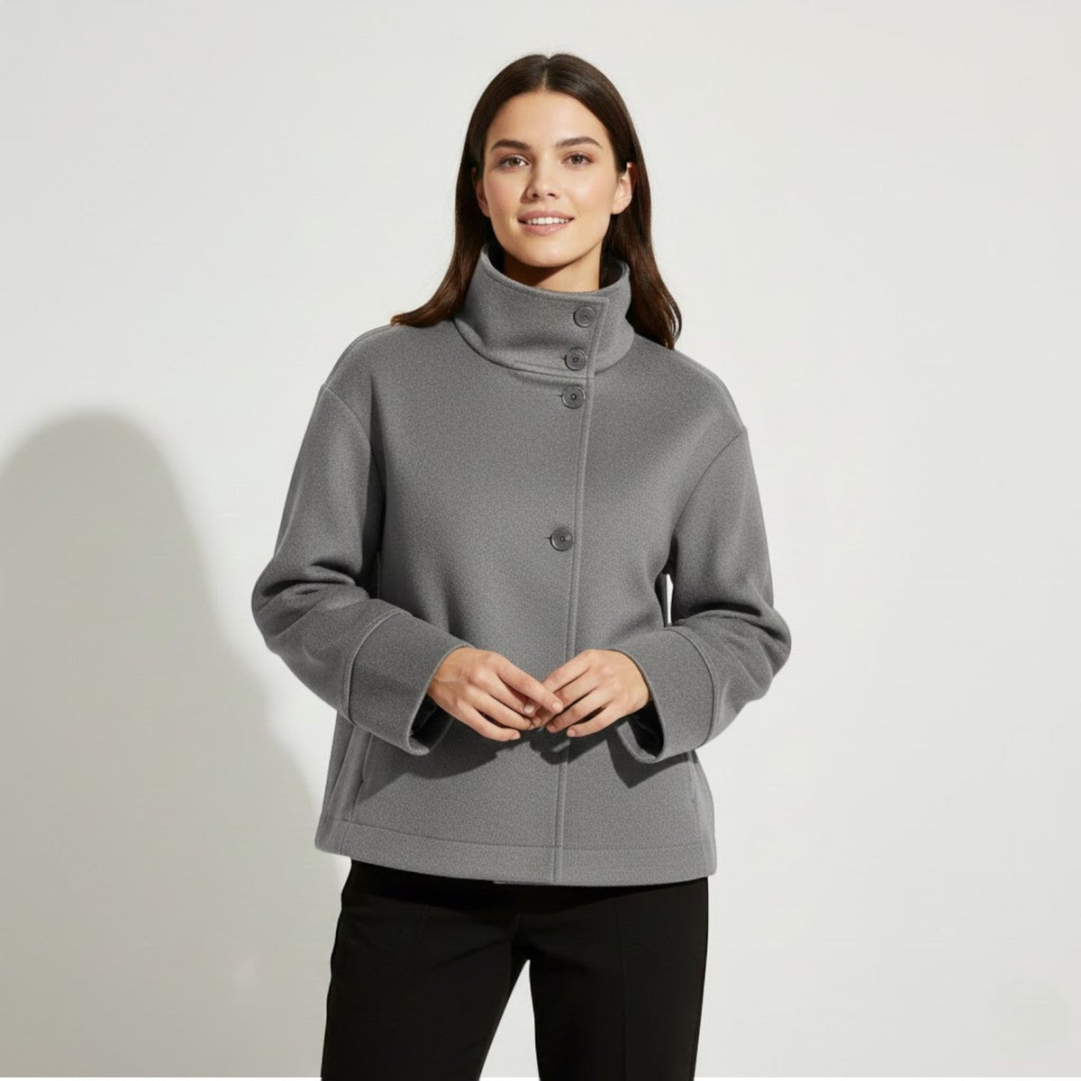 Rich | Women's high-neck wool coat