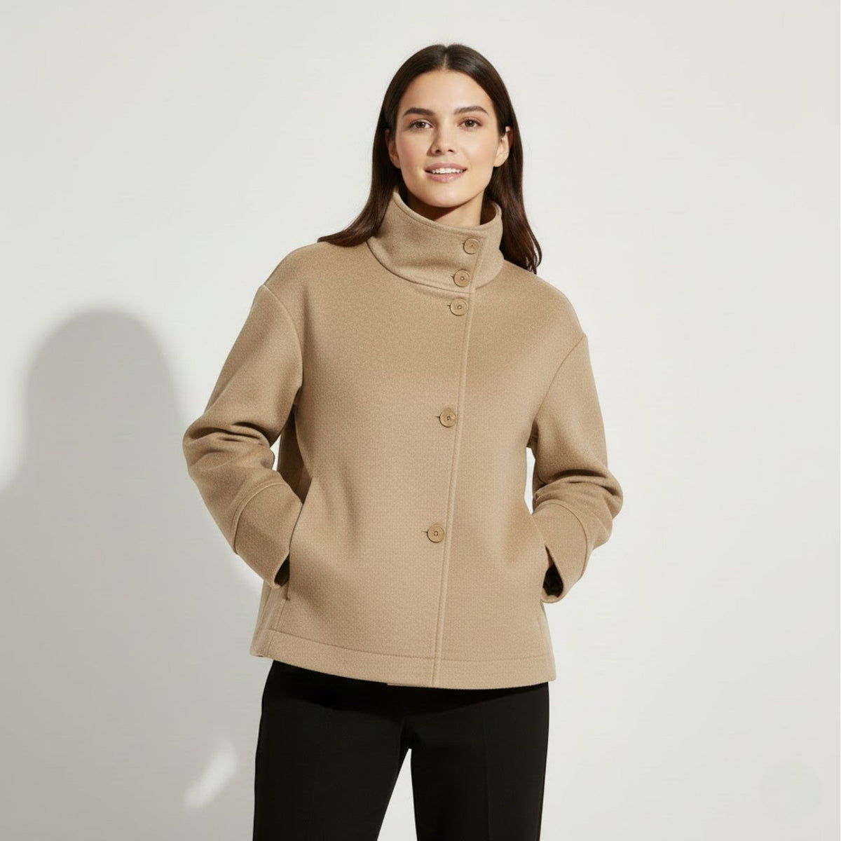 Rich | Women's high-neck wool coat