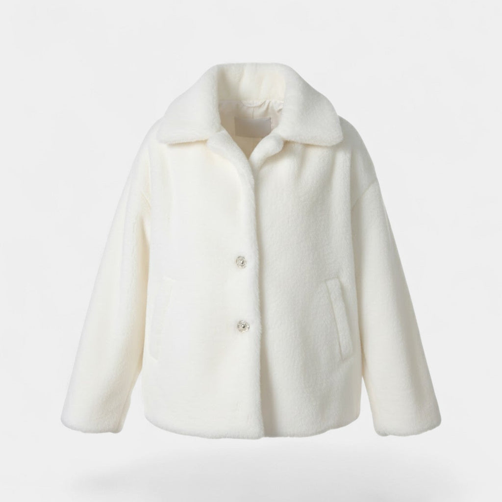 Rich | Women's Soft Fur Lapel Winter Coat