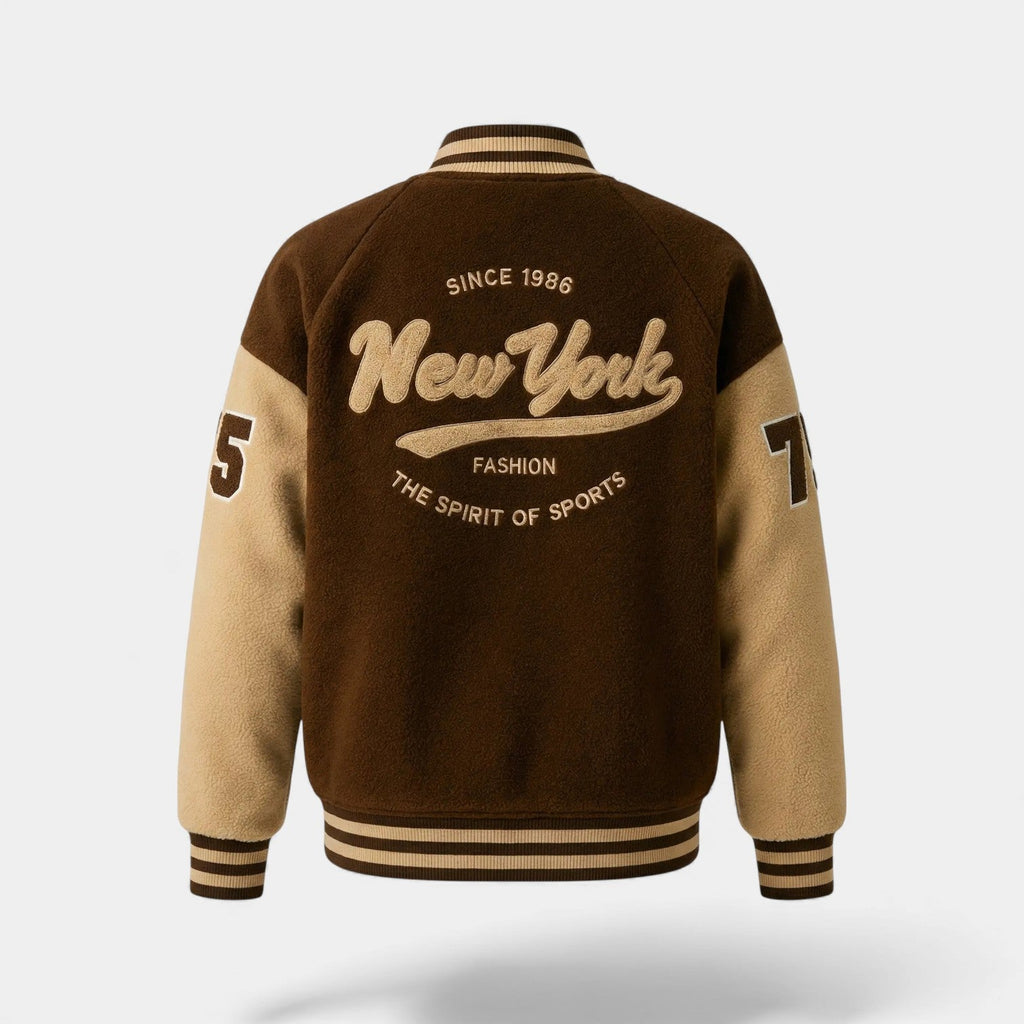Men's Cashmere Varsity Jacket