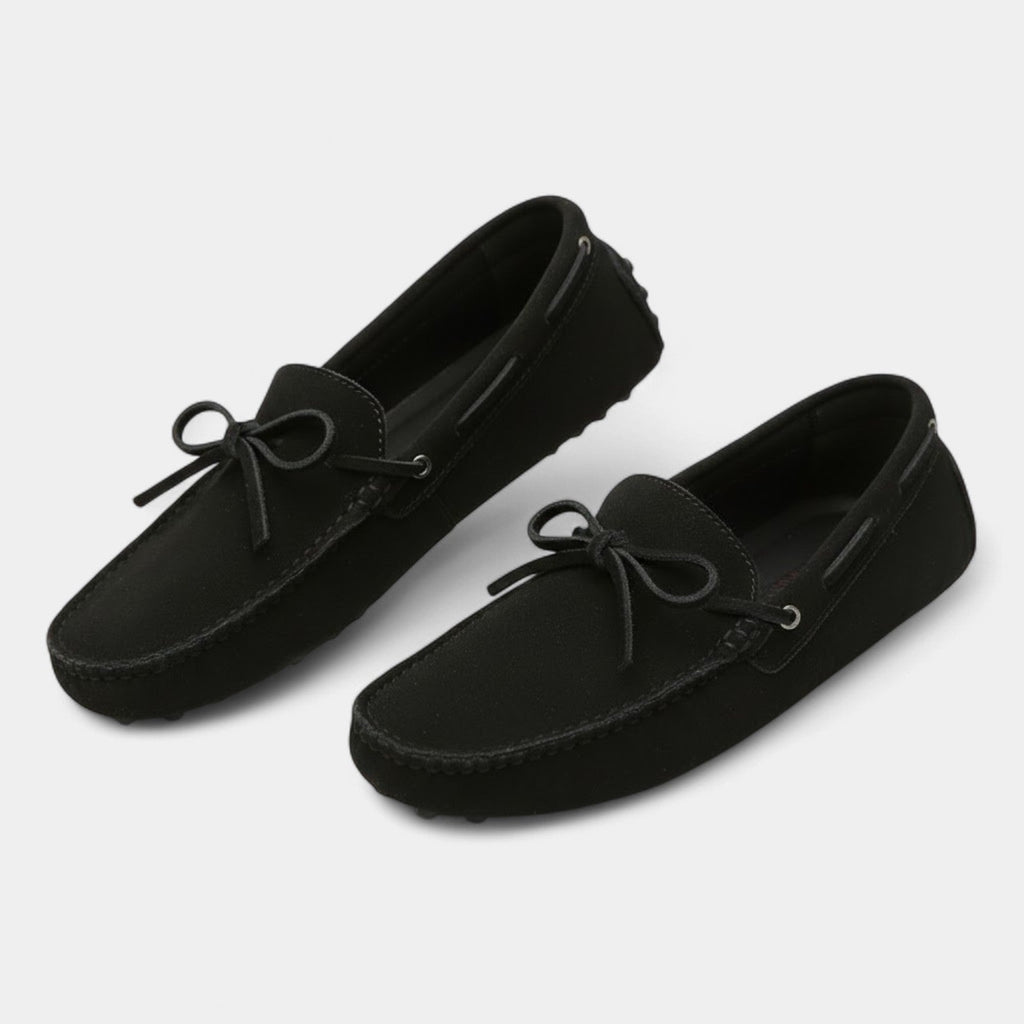 Calder Mayne | Men's Suede Leather Loafers – Lace-Up