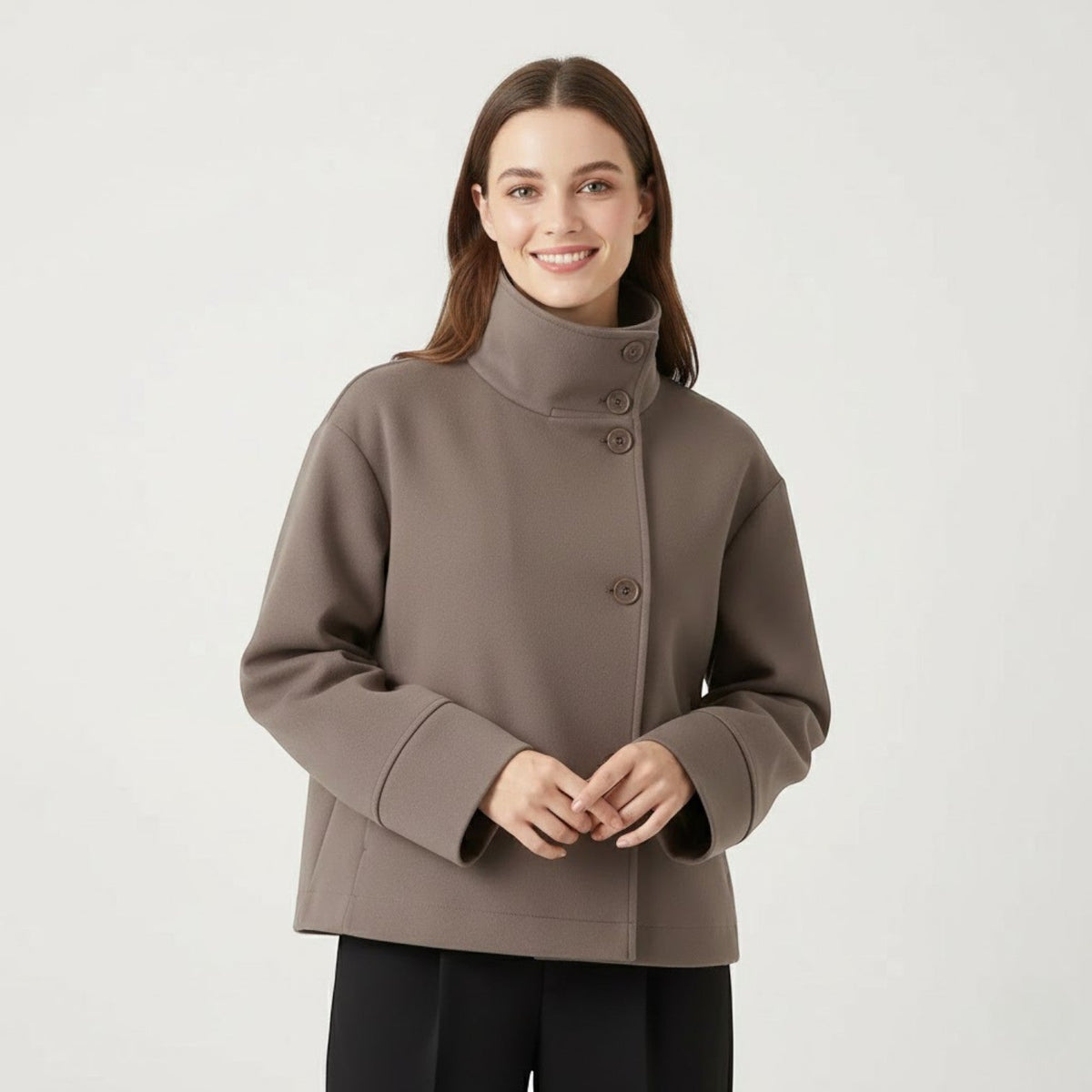 Rich | Women's high-neck wool coat