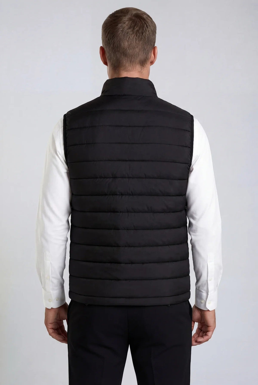 Men's Quilted Puffer Gilet – Lightweight Padded Zip Fastening