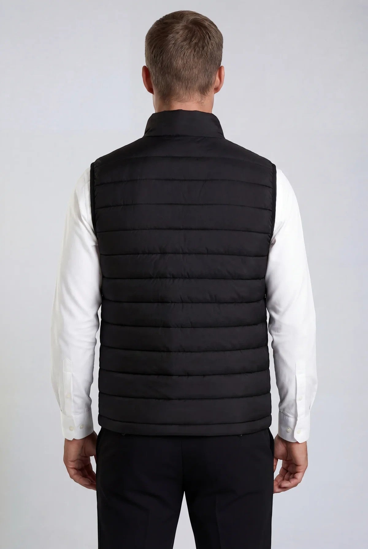 Men's Quilted Puffer Gilet – Lightweight Padded Zip Fastening