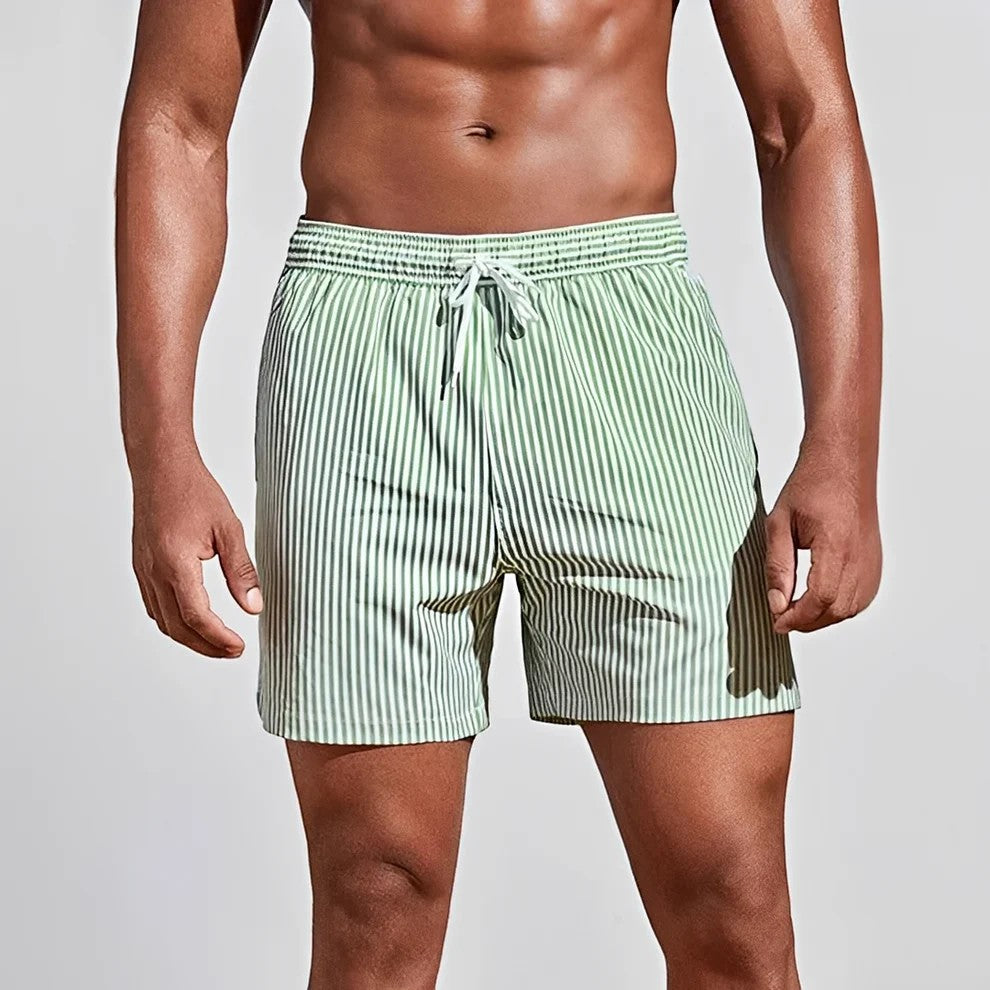 Men's lightweight swim shorts – Drawstring waist, relaxed fit