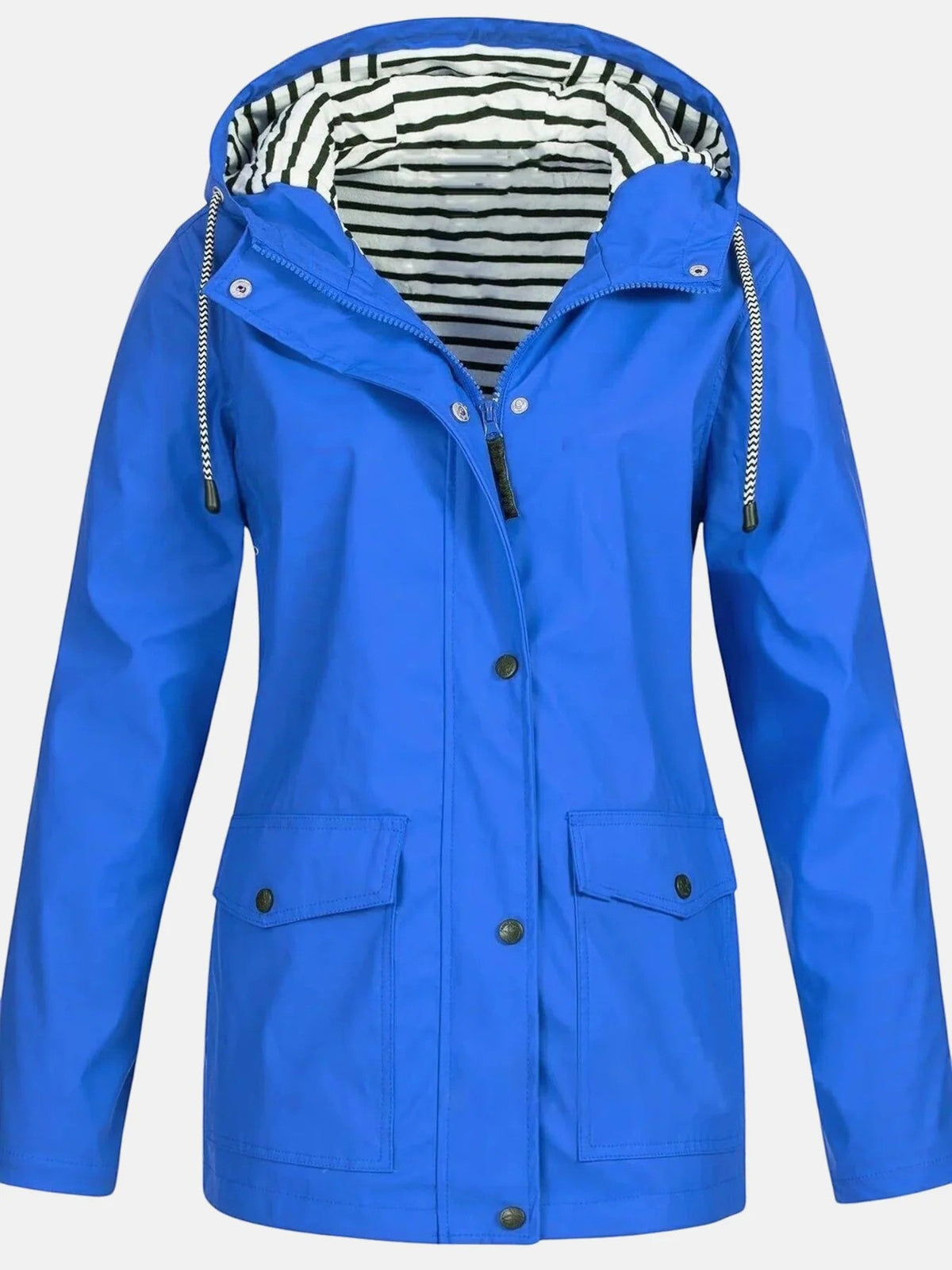 Women’s Hooded Raincoat – Lightweight Relaxed Fit | Waterproof Shell