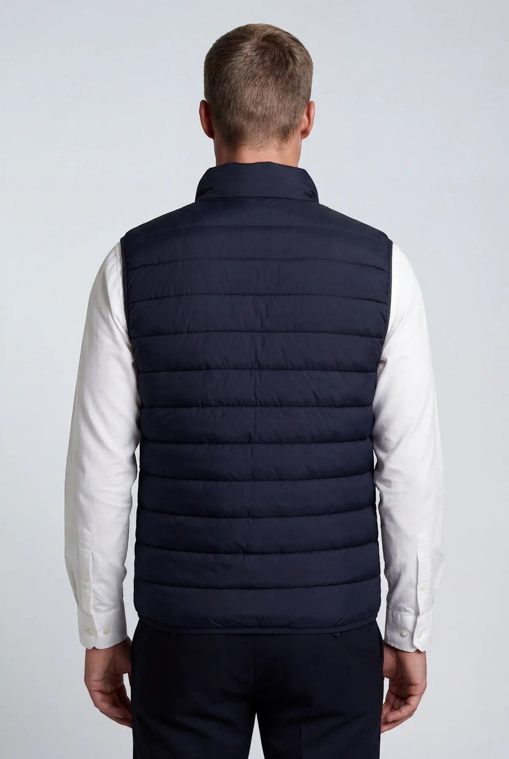 Men's Quilted Puffer Gilet – Lightweight Padded Zip Fastening