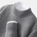 Men’s Knitted Roll-Neck Jumper – Relaxed Fit | Brushed Wool