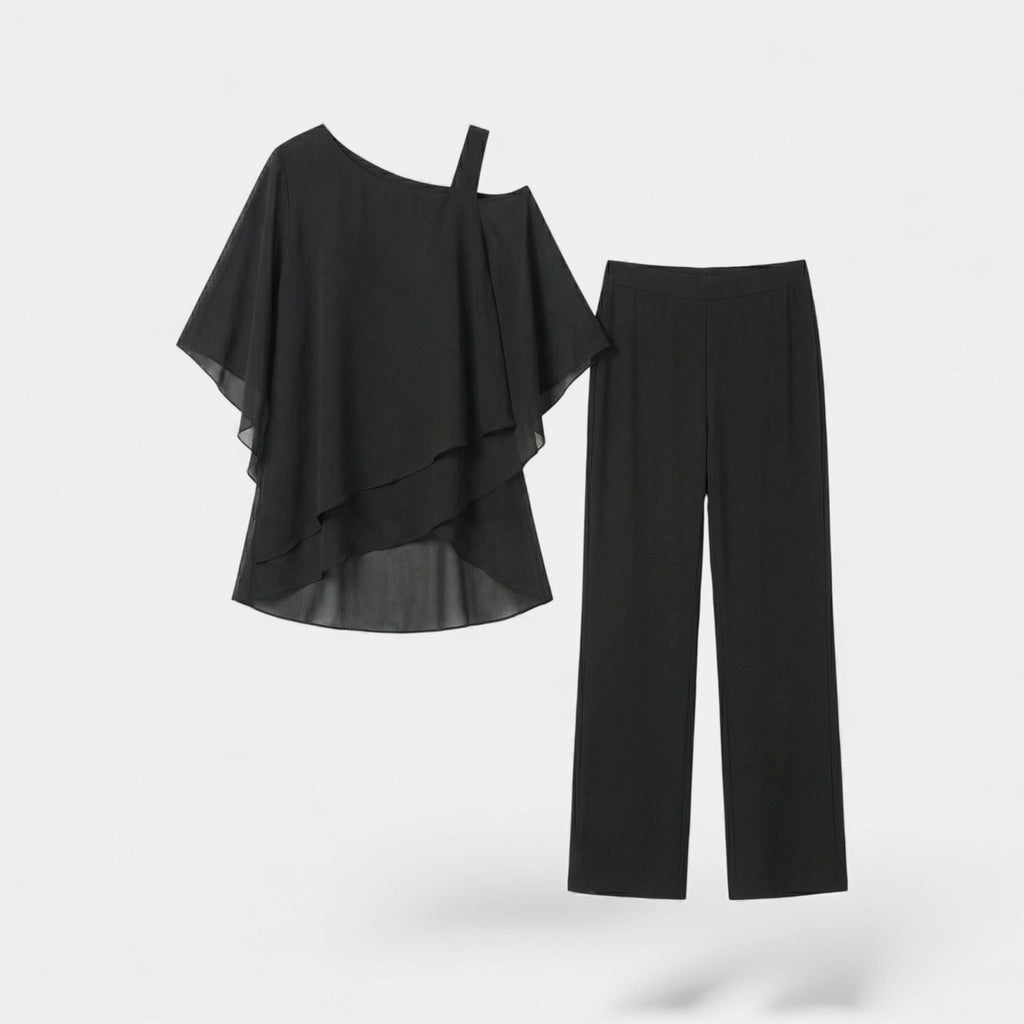 Women's Batwing Top and Pants Set – Relaxed Fit