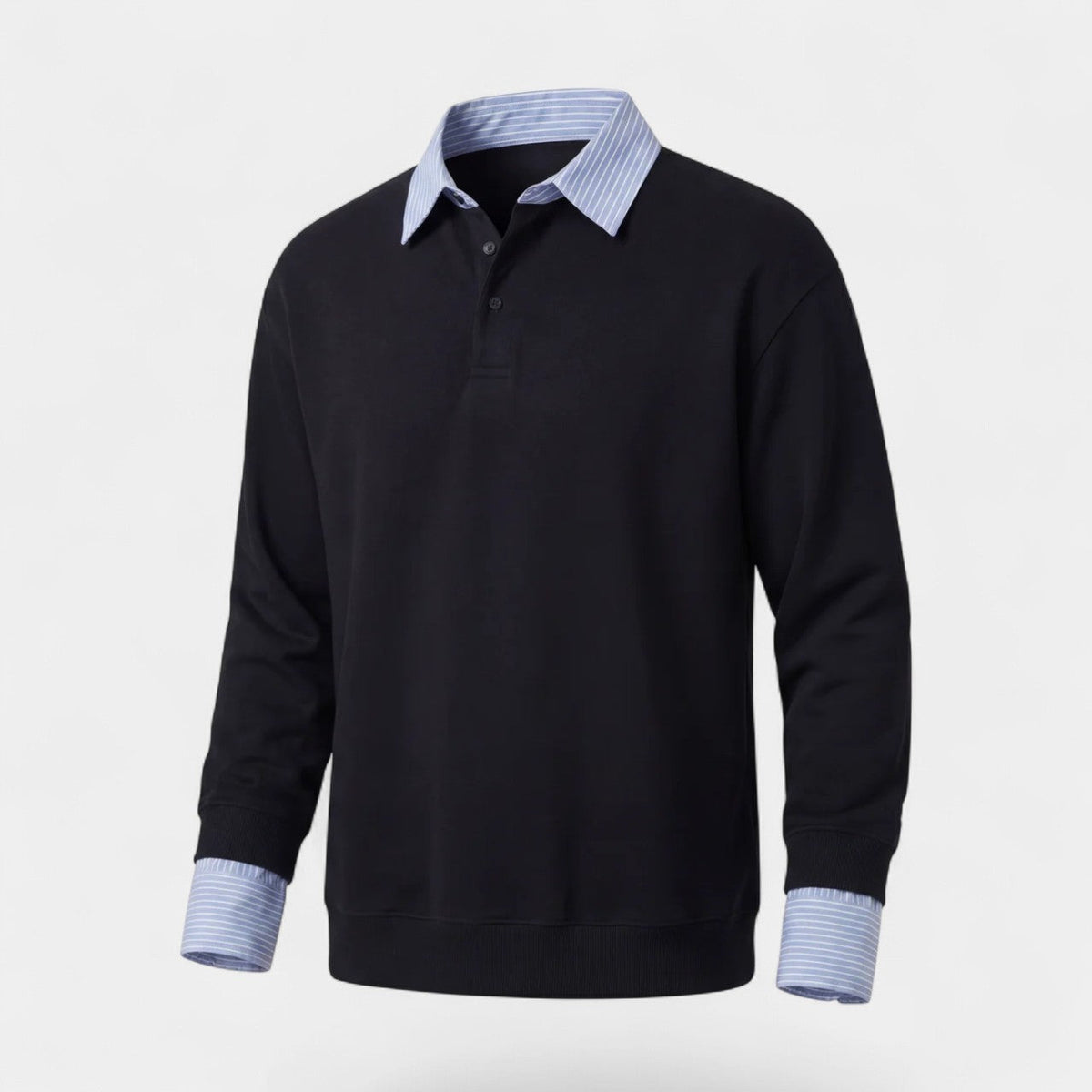 Men's fleece-lined knit sweatshirt – relaxed fit