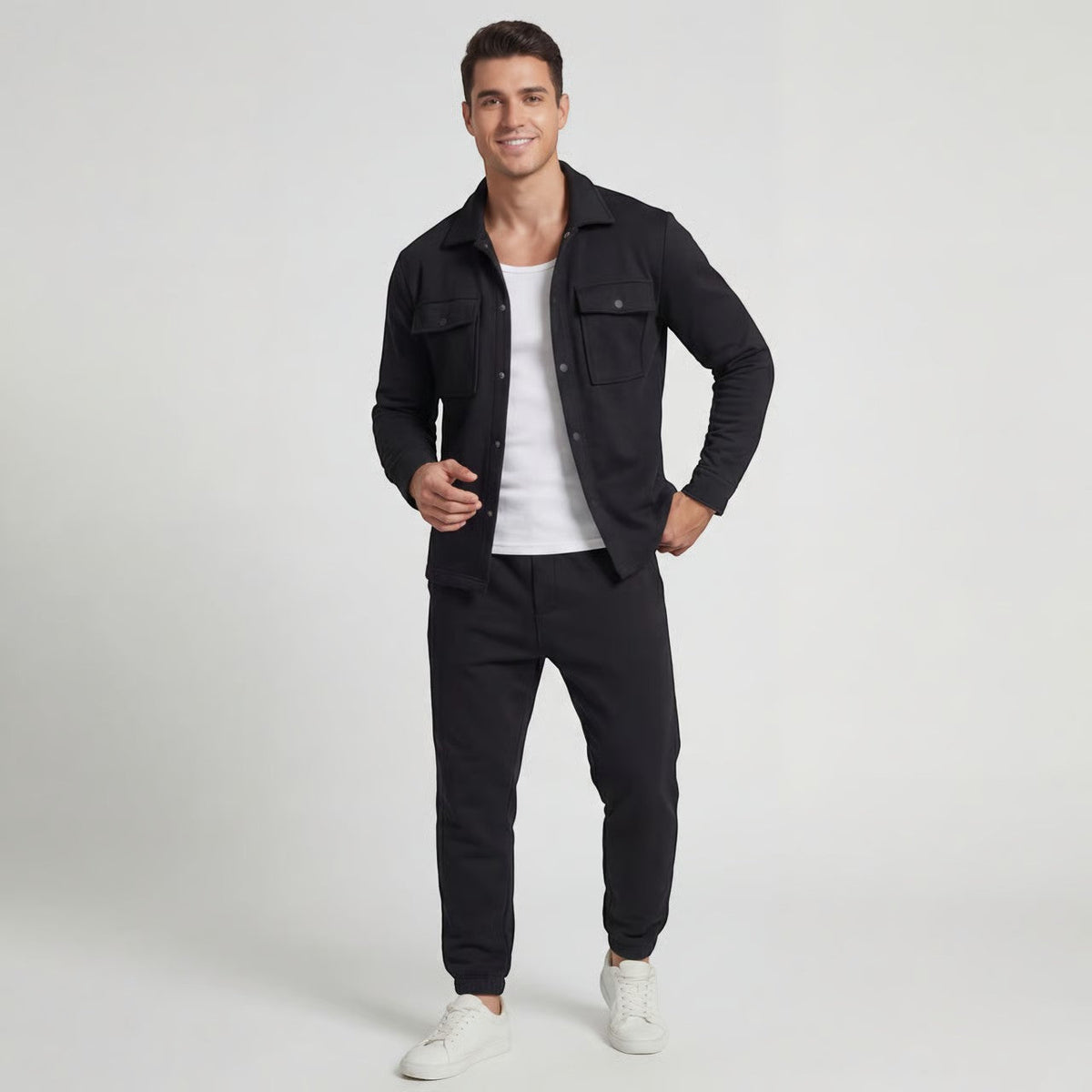 Calder Mayne | Men's Two-Piece Cotton Casual Set