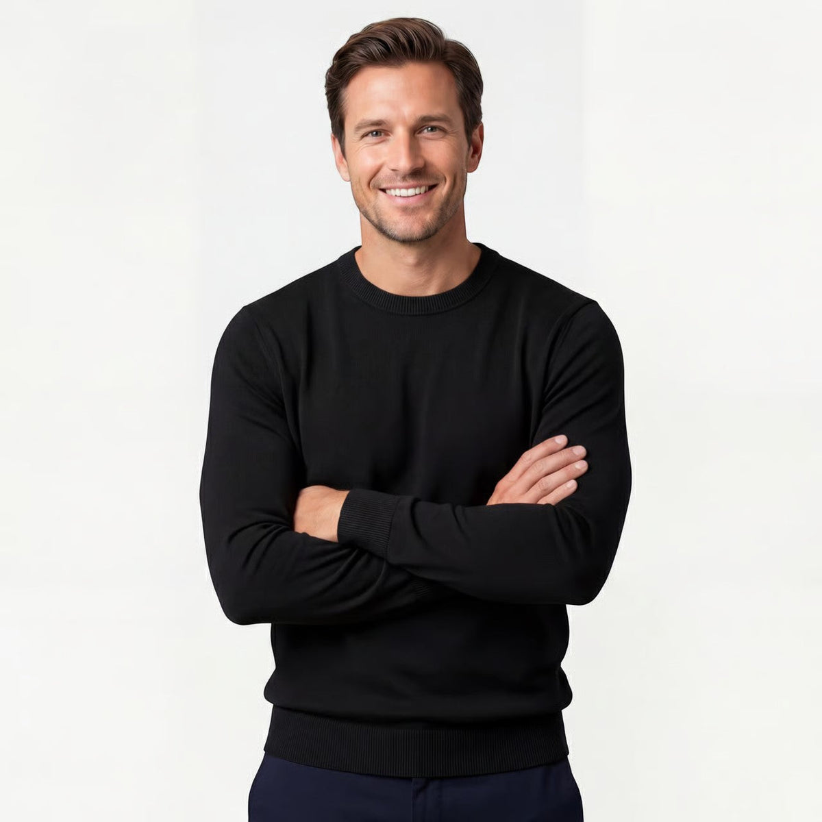 Men's Slim Fit Sweater – Minimalist Casual Sweater