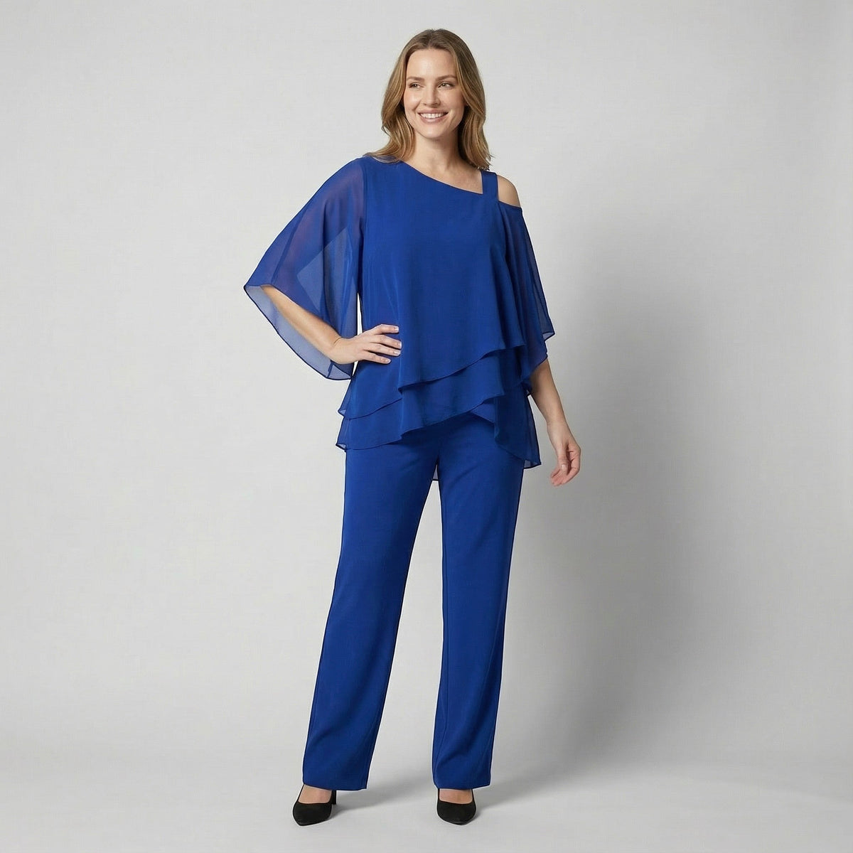 Women's Batwing Top and Pants Set – Relaxed Fit