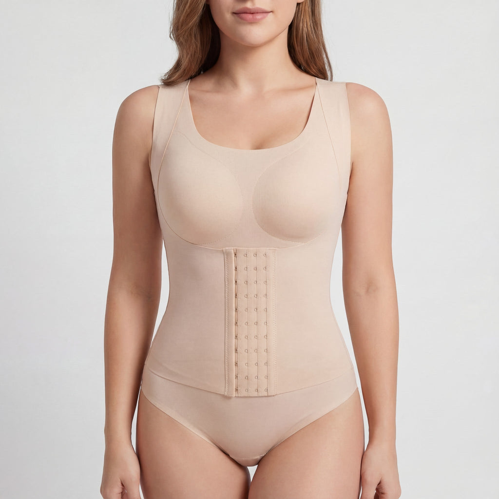 Women's Nylon Shaping Vest - Firm Sculpting Compression