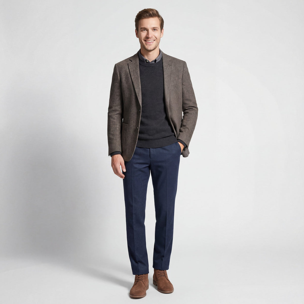 Men's High Suede Boots – Robust, Versatile, Timeless