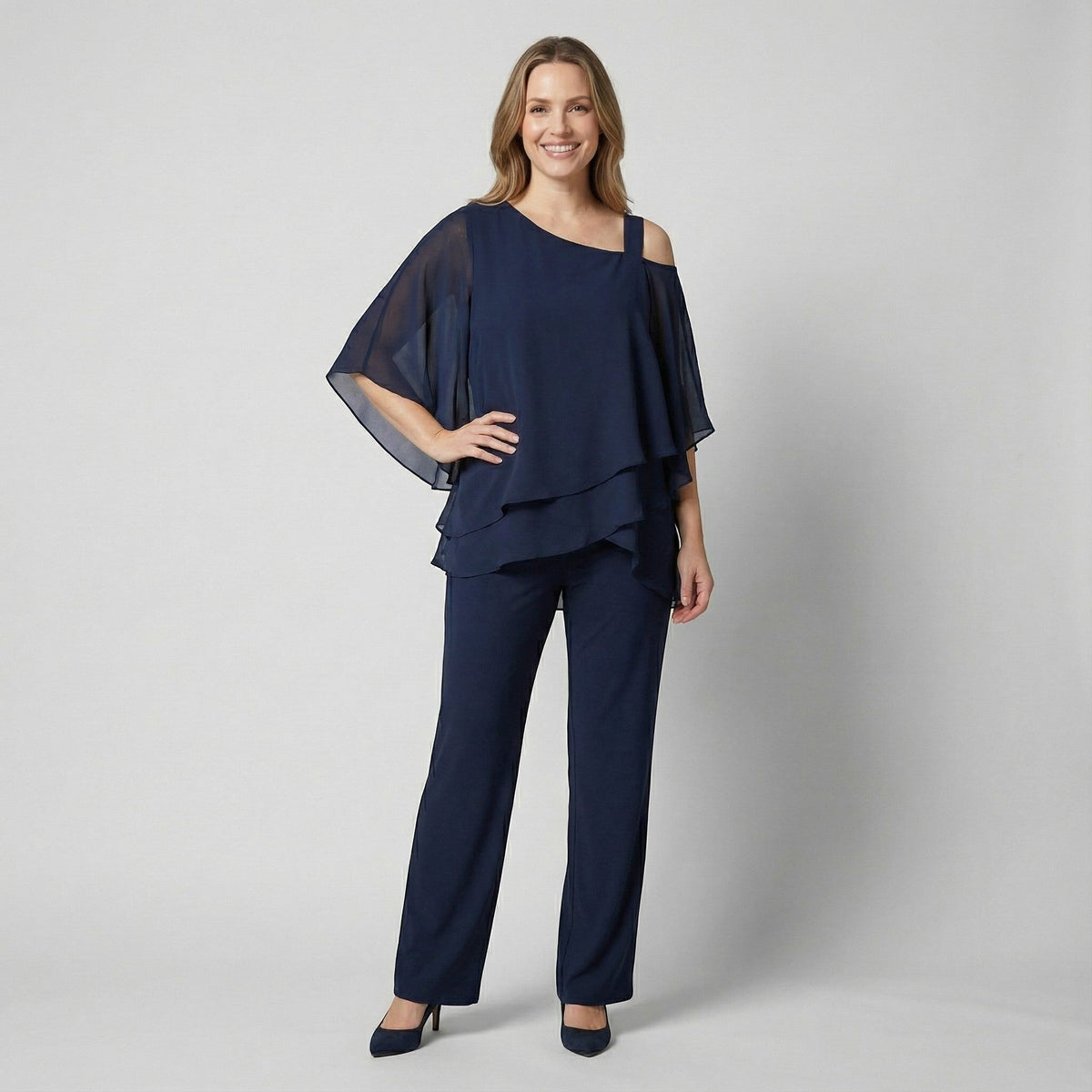 Women's Batwing Top and Pants Set – Relaxed Fit